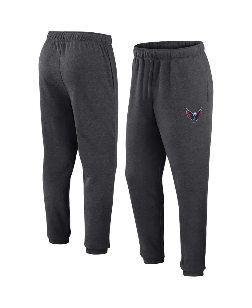 Men's Fanatics Heather Charcoal Washington Capitals Form Tracking Sweatpants