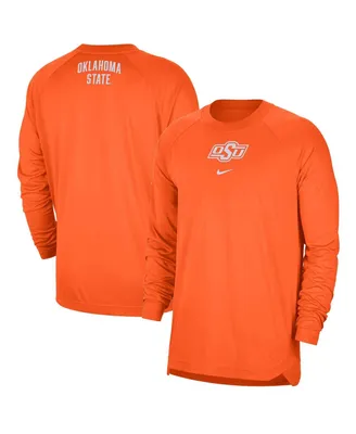 Men's Nike Orange Oklahoma State Cowboys Basketball Spotlight Performance Raglan T-shirt