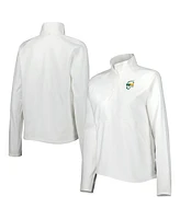 Women's adidas White Wm Phoenix Open Quarter-Snap Raglan Jacket