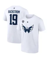 Men's Fanatics Nicklas Backstrom White Washington Capitals 2023 Nhl Stadium Series Name and Number T-shirt