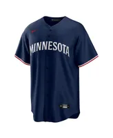 Men's Nike Navy Minnesota Twins Alternate Replica Team Logo Jersey