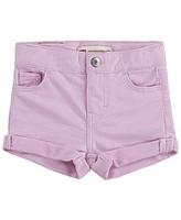 Levi's Baby Girls Knit Denim Roll Up Shorts