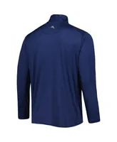 Men's Tommy Bahama Navy Boston Red Sox Delray IslandZone Half-Zip Top