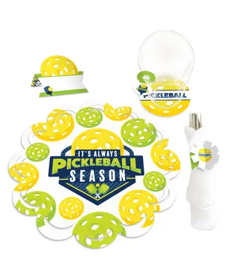 Let's Rally Pickleball Birthday or Retirement Party Chargerific Kit 8 Ct