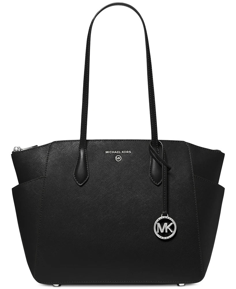 Michael Michael Kors Marilyn Medium Top-Zip Leather Tote
