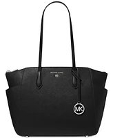 Michael Michael Kors Marilyn Medium Top-Zip Leather Tote