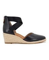 Gentle Souls Women's Orya Wedge Pointy Toe Espadrille Sandals