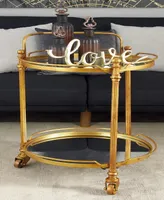 Brass Iron Bar Cart