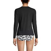 Lands' End Women's Long Sleeve Relaxed Upf 50 Rash Guard