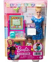 Barbie Career Kindergarten Teacher Playset, Blonde