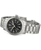 Hamilton Men's Swiss Mechanical Khaki Field Stainless Steel Bracelet Watch 38mm