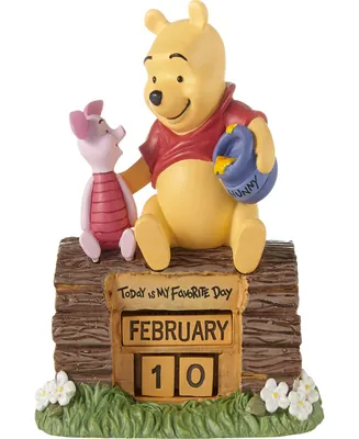 Precious Moments 222700 Today Is My Favorite Day Disney Winnie The Pooh Resin Perpetual Calendar