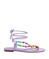 Katy Perry Women's The Halie Bead Lace-Up Sandals