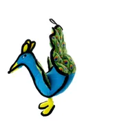 Tuffy Zoo Peacock, 2-Pack Dog Toys