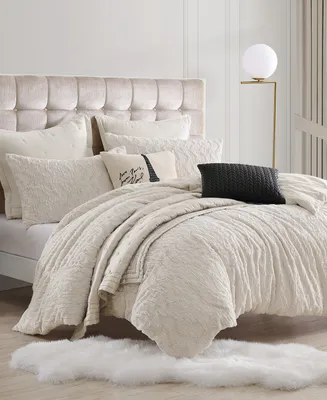 Karl Lagerfeld Paris Soft and Warm Heavenly 3 Piece Comforter Set