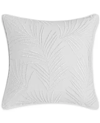 Charter Club Damask Designs Palm Decorative Pillow, 18" x 18", Created by Macy's