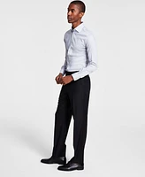 Michael Kors Men's Classic-Fit Wool-Blend Stretch Solid Suit Pants