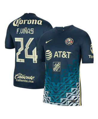 Men's Nike Federico Vinas Navy Club America 2021/22 Away Breathe Stadium Replica Player Jersey