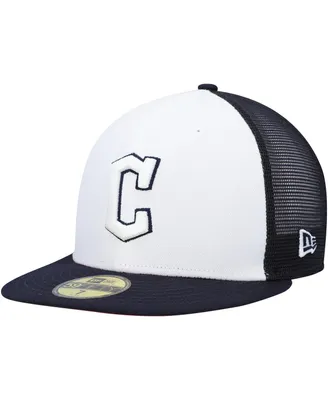 Men's New Era Navy and White Cleveland Guardians 2023 On-Field Batting Practice 59FIFTY Fitted Hat