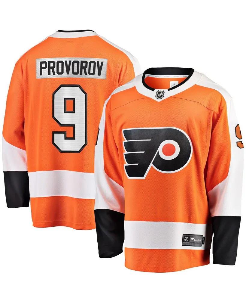 Men's Fanatics Ivan Provorov Orange Philadelphia Flyers Home Breakaway Jersey