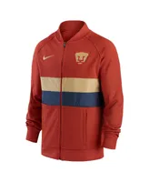 Big Boys Nike Burnt Orange Pumas I96 Anthem Raglan Full-Zip Jacket