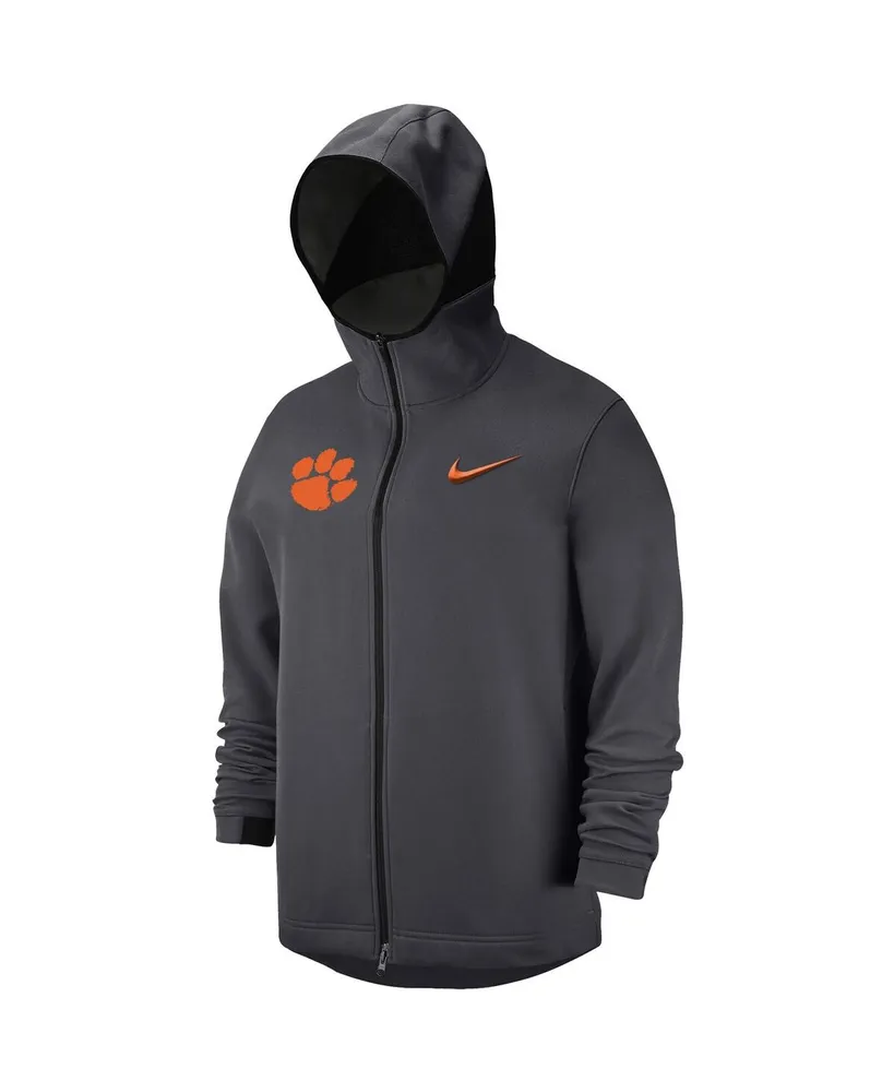 Men's Nike Anthracite Clemson Tigers Tonal Showtime Full-Zip Hoodie