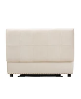 Baxton Studio Esther Modern and Contemporary Velvet Fabric Upholstered Finished Wood Storage Ottoman