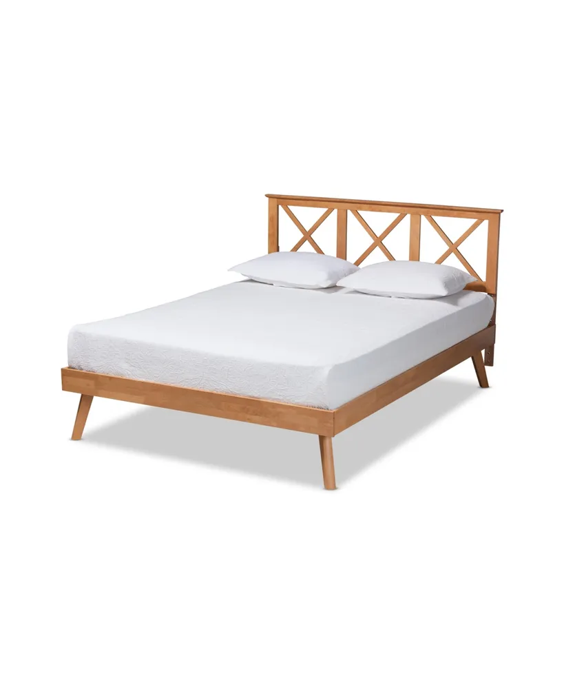 Baxton Studio Galvin Modern and Contemporary Full Size Finished Wood Platform Bed