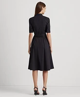 Lauren Ralph Lauren Petite Elbow-Sleeve Shirtdress