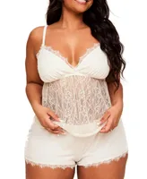 Adore Me Plus Niomi Pajama Camisole & Short Set