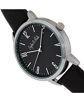 Sophie and Freda Women Vancouver Leather Watch - Black, 36mm