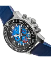 Nautis Men Caspian Rubber Watch - Navy, 45mm