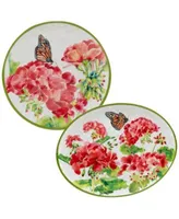 Certified Geraniums Melamine Dinnerware Collection