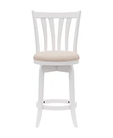 Hillsdale 39" Wood Savana Furniture Counter Height Swivel Stool