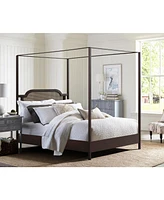 Hillsdale 84" Wood and Metal Melanie Furniture Queen Canopy Bed