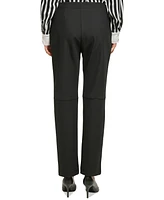 Karl Lagerfeld Paris Women's Compression Suit Pants, Regular & Petite