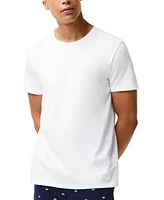 Lacoste Men's Essential Cotton Crew Neck Regular Fit Undershirt Set, 3-Piece