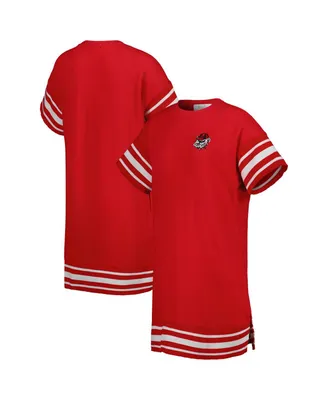 Women's Touch Red Georgia Bulldogs Cascade T-shirt Dress