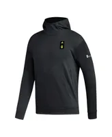 Men's adidas Black Nashville Sc Travel Pullover Hoodie