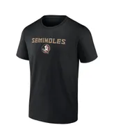 Men's Fanatics Black Florida State Seminoles Game Day 2-Hit T-shirt