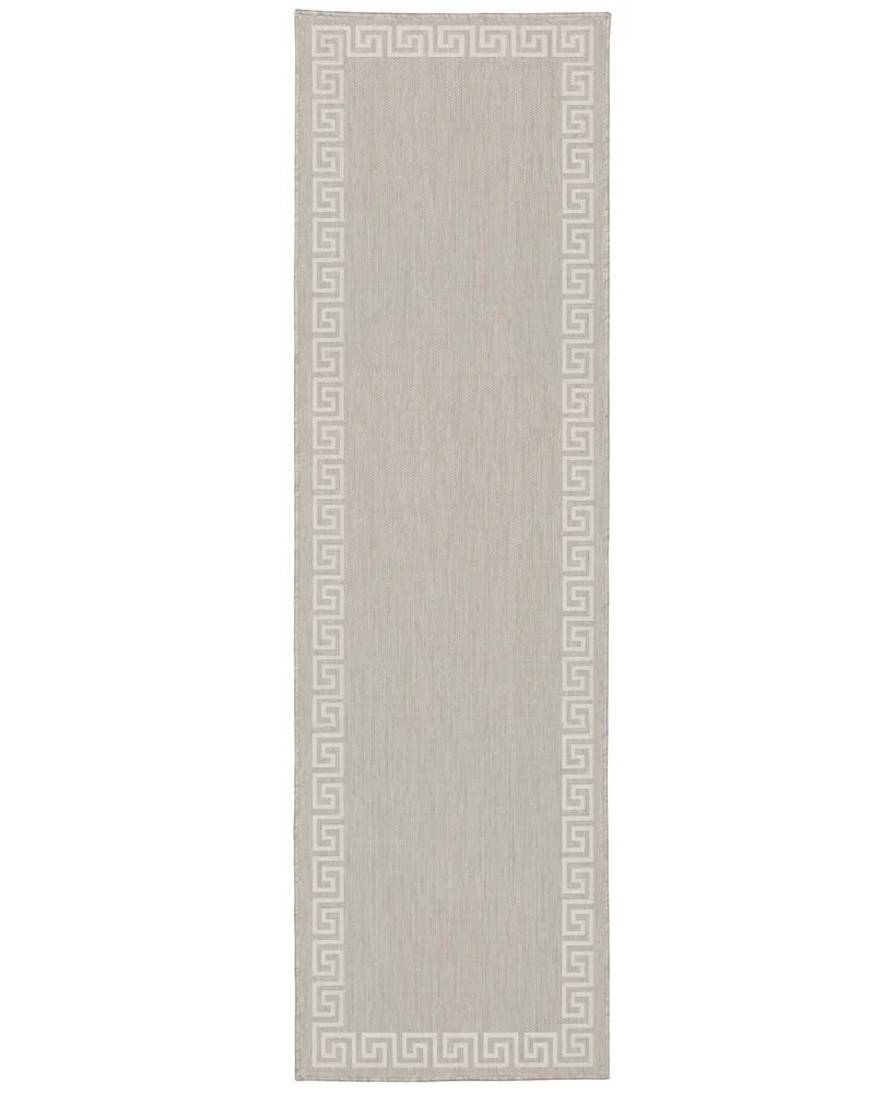 Oriental Weavers Portofino Outdoor 6560 1'10" x7'3" Runner Area Rug