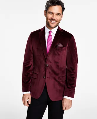 Alfani Men's Slim-Fit Solid Velvet Sport Coats, Created for Macy's