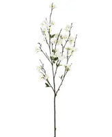 Vickerman 40" Artificial White Cherry Blossom Spray, 3 per Pack