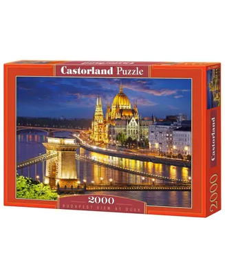 Castorland Budapest View at Dusk Jigsaw Puzzle Set, 2000 Piece