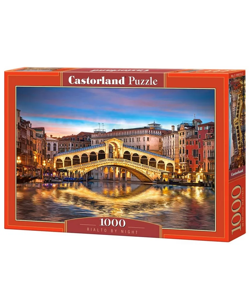 Castorland Rialto by Night Jigsaw Puzzle Set, 1000 Piece