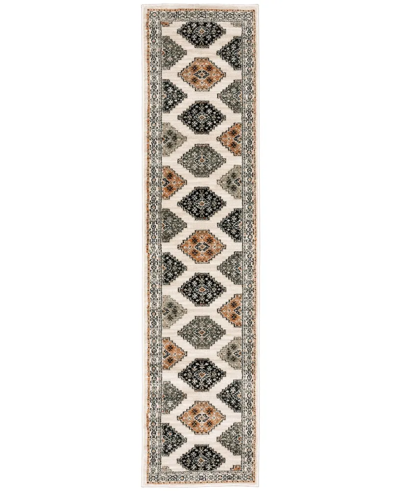 Jhb Design Dalton 640DTN 1'10" x 7'6" Runner Area Rug