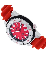 Axwell Men Summit Plastic Watch - Red, 46mm