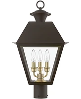 Livex Wentworth Light Outdoor Post Top Lantern