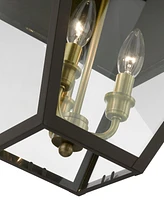 Livex Wentworth 3 Light Outdoor Large Pendant Lantern