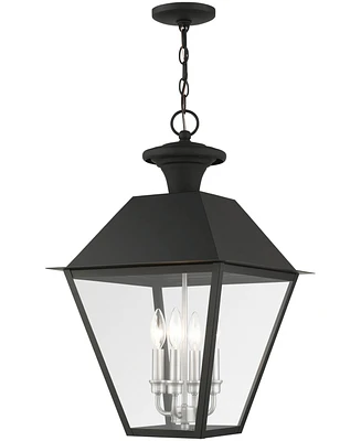 Livex Wentworth 4 Light Outdoor Pendant Lantern